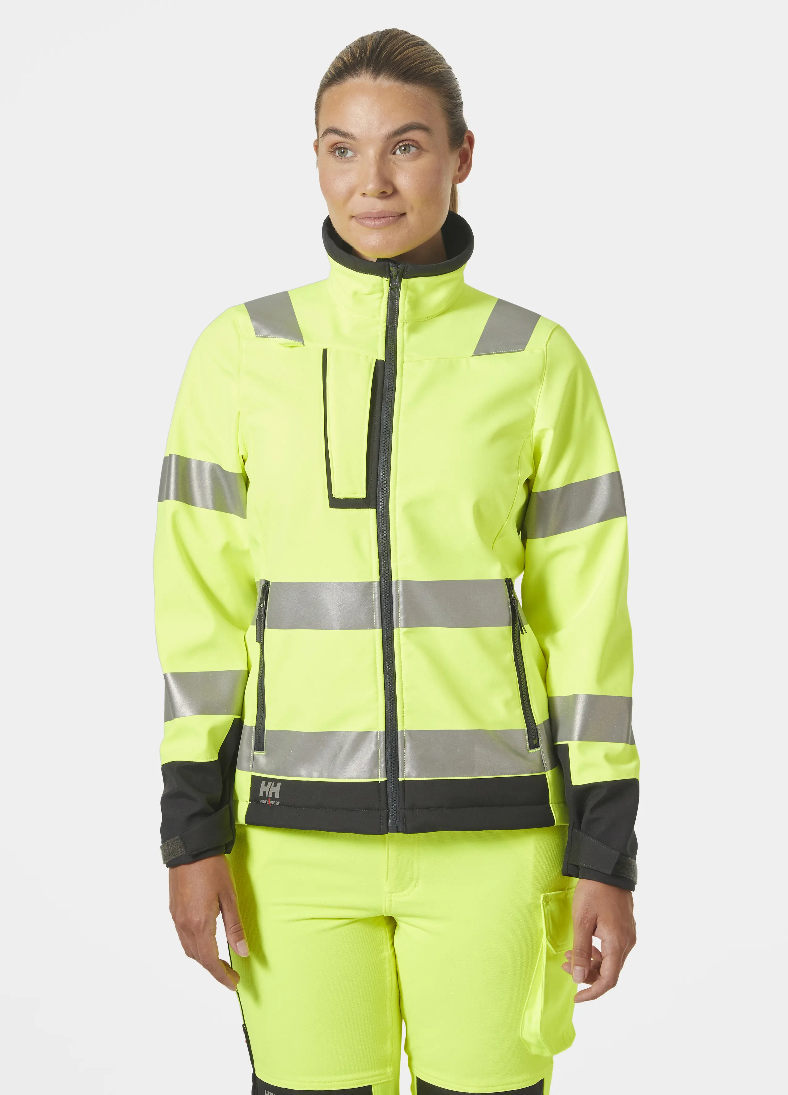 W LUNA HI VIS SOFTSHELL JACKET