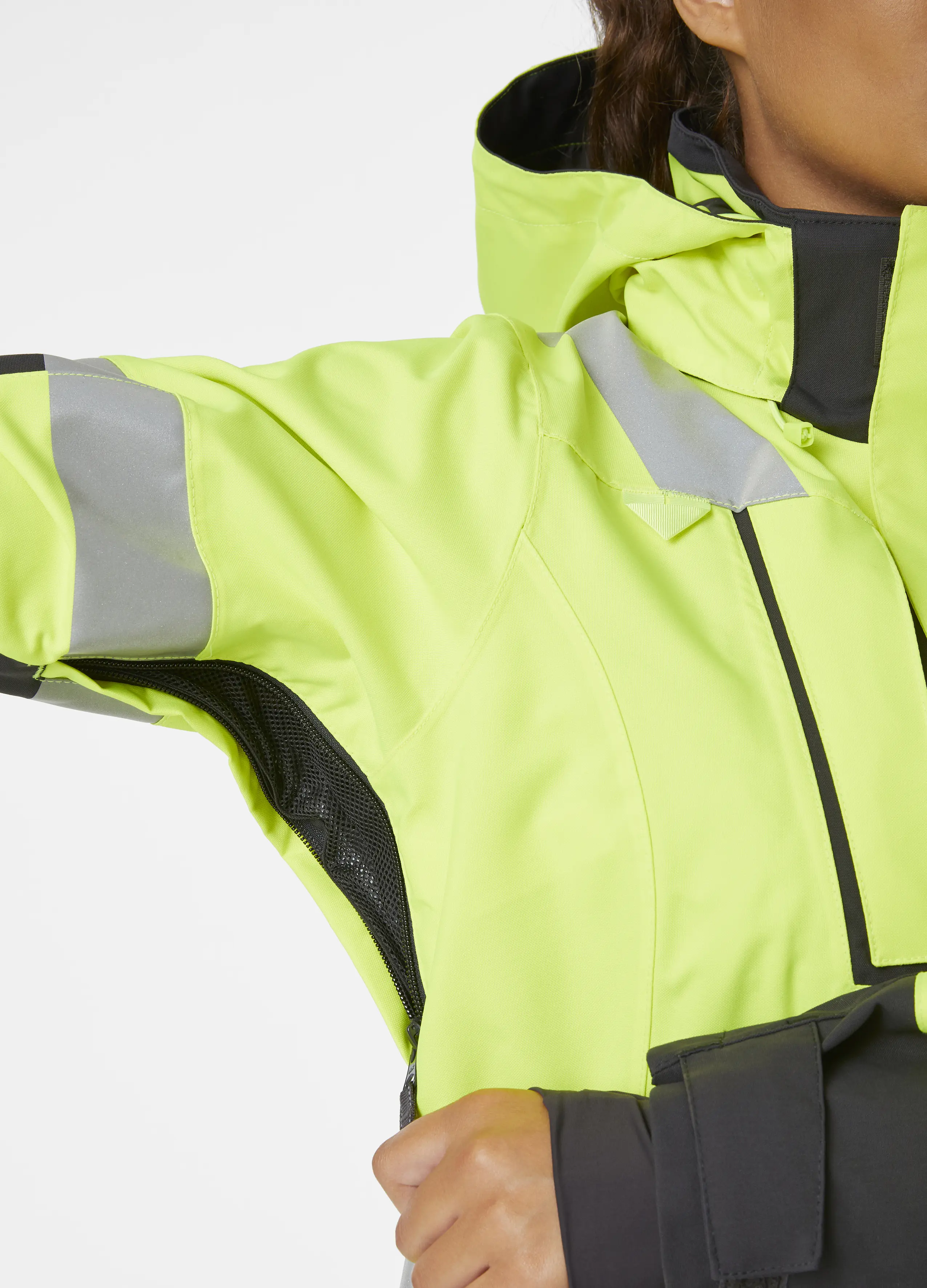 W LUNA HI VIS SHELL JACKET