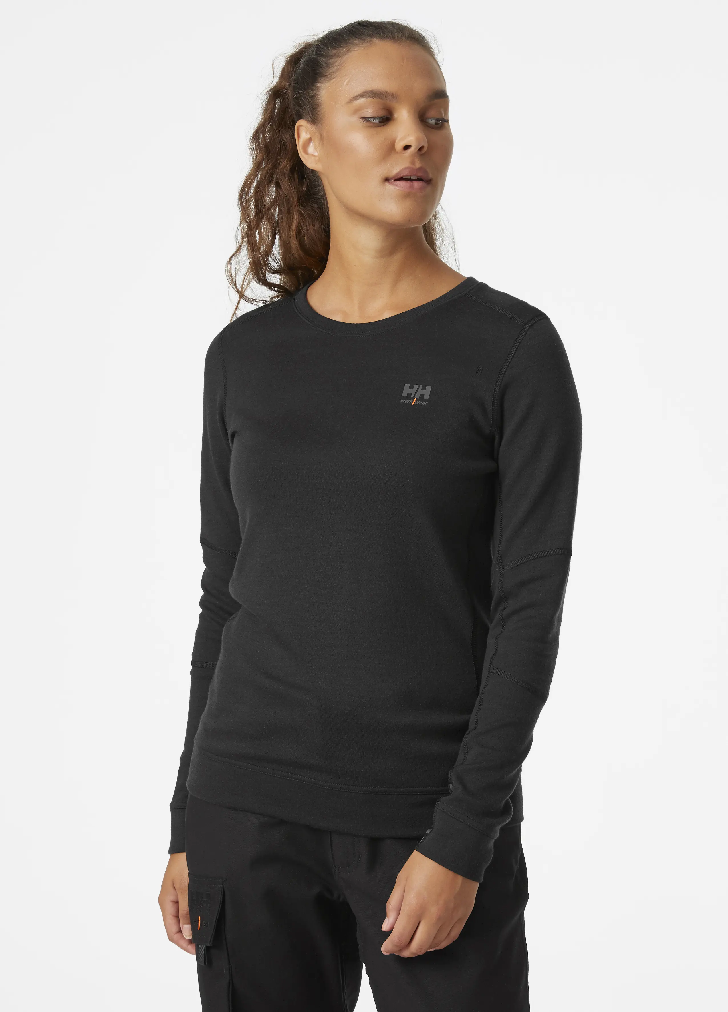 W HH LIFA MERINO CREWNECK